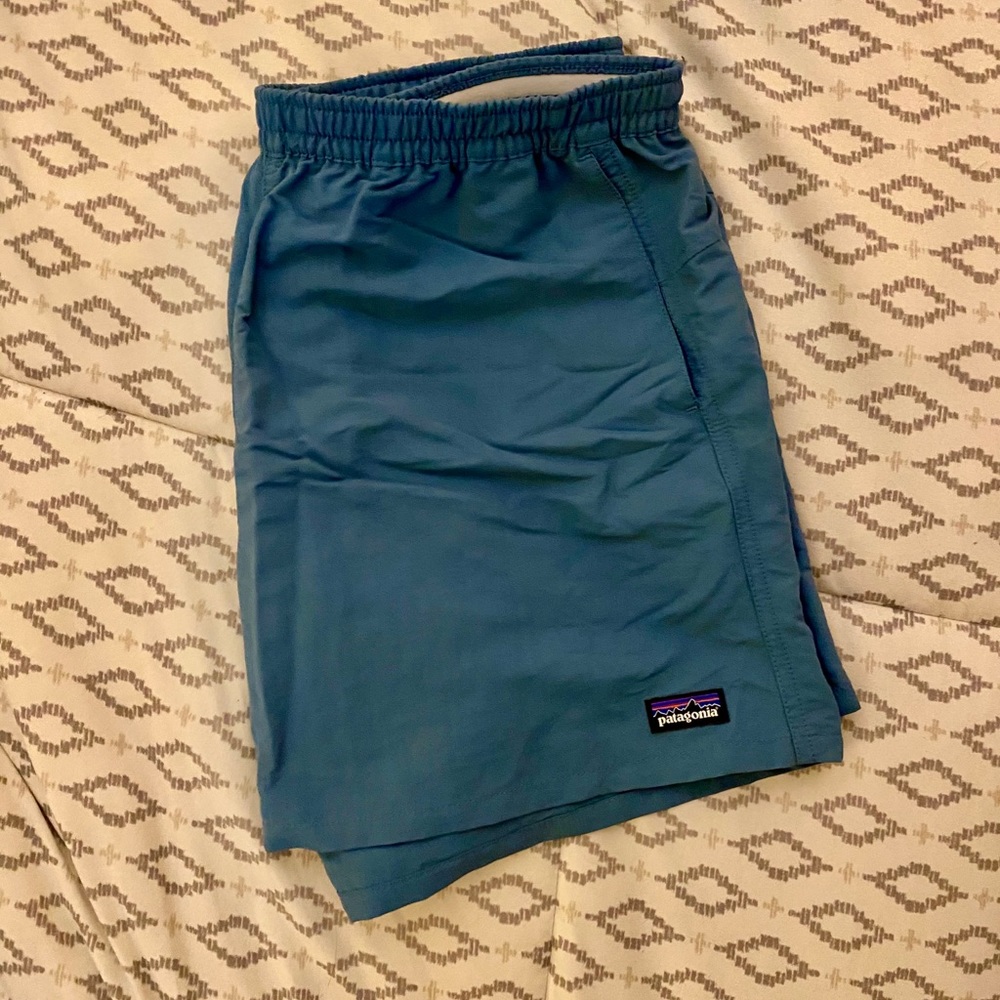 Patagonia Baggies 5” Inseam - Pigeon Blue